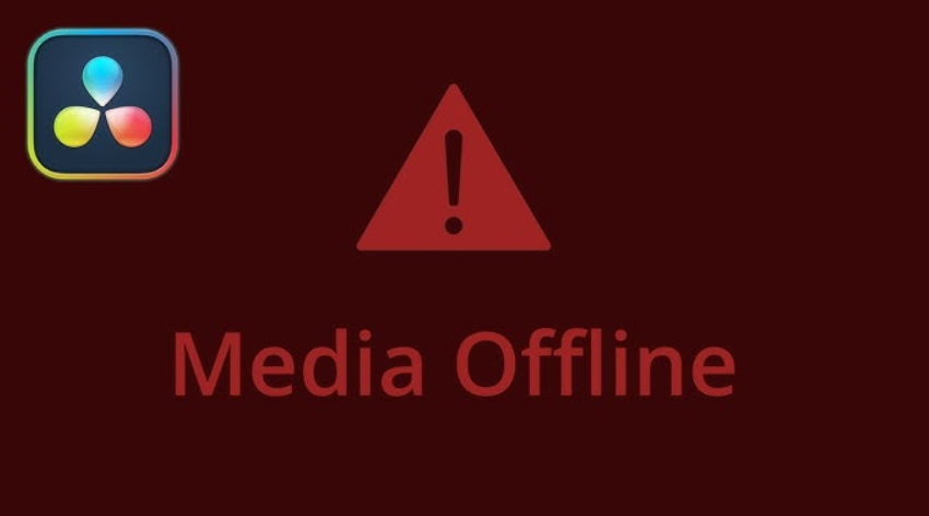 media offline davinci resolve